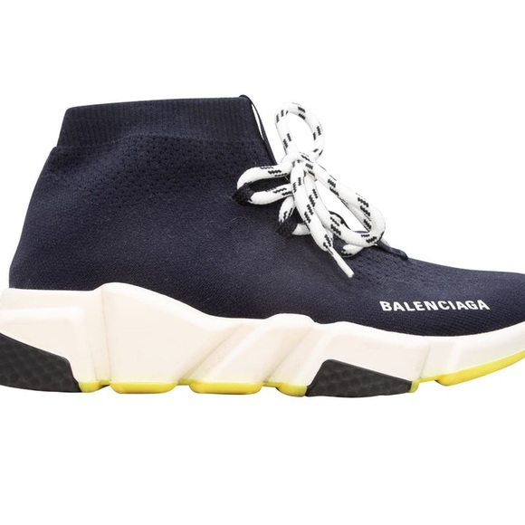 BALENCIAGA HIGH-TOP SOCK SNEAKERS SIZE 37 - Picture 1 of 5